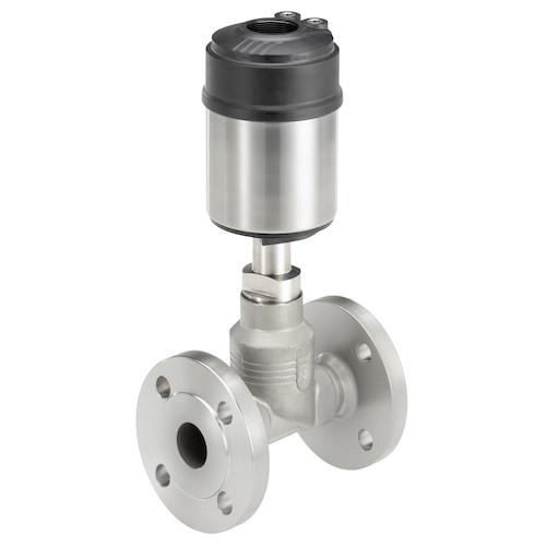 Burkert Fluid Control Systems Pneumatically Operated 2-Way Globe Control Valve Element, Type 2301